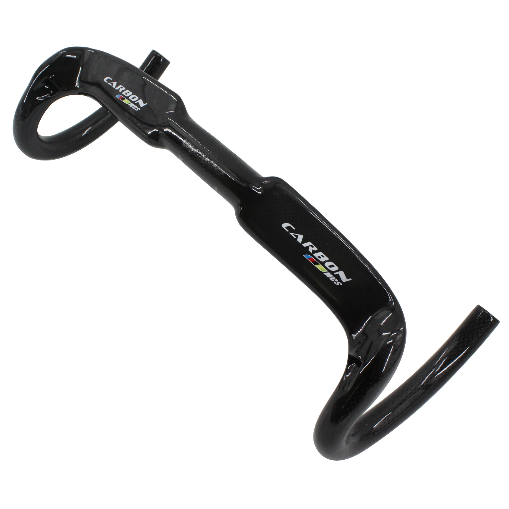 Newest Windreaver Racing Road Bike 3k Full Carbon Fibre Bicycle Handlebar Carbon Bent Bar Road 31.8*400-440mm Lightest parts