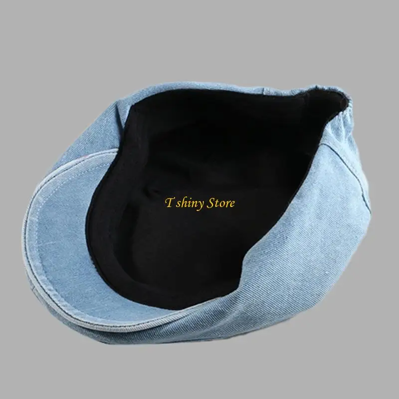 N58F Women Driver Hat Fabric Sun Hat All Matching Flat Hat Party Headwear