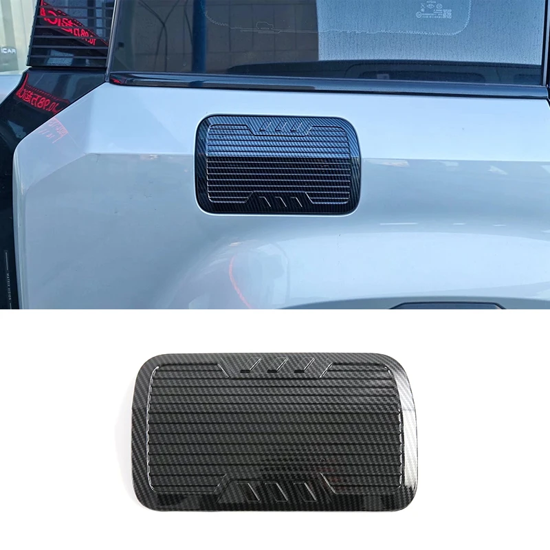 Gas Tank Cover For CHERY ICAR 03 JAECOO 06 2024 2025 Scratch Resistant Protective Decorative Stickers Carbon Fiber