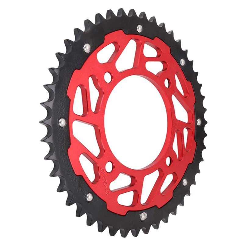 Rear Chain Sprocket 46T For Honda CRF125F/FB 2014-2023 CRF100F 2004-2013 XR100R 1985-2003