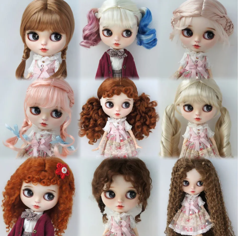 Customized Blyth doll  by handmade  Jointed body  selling Bald doll and wig (not clothes)