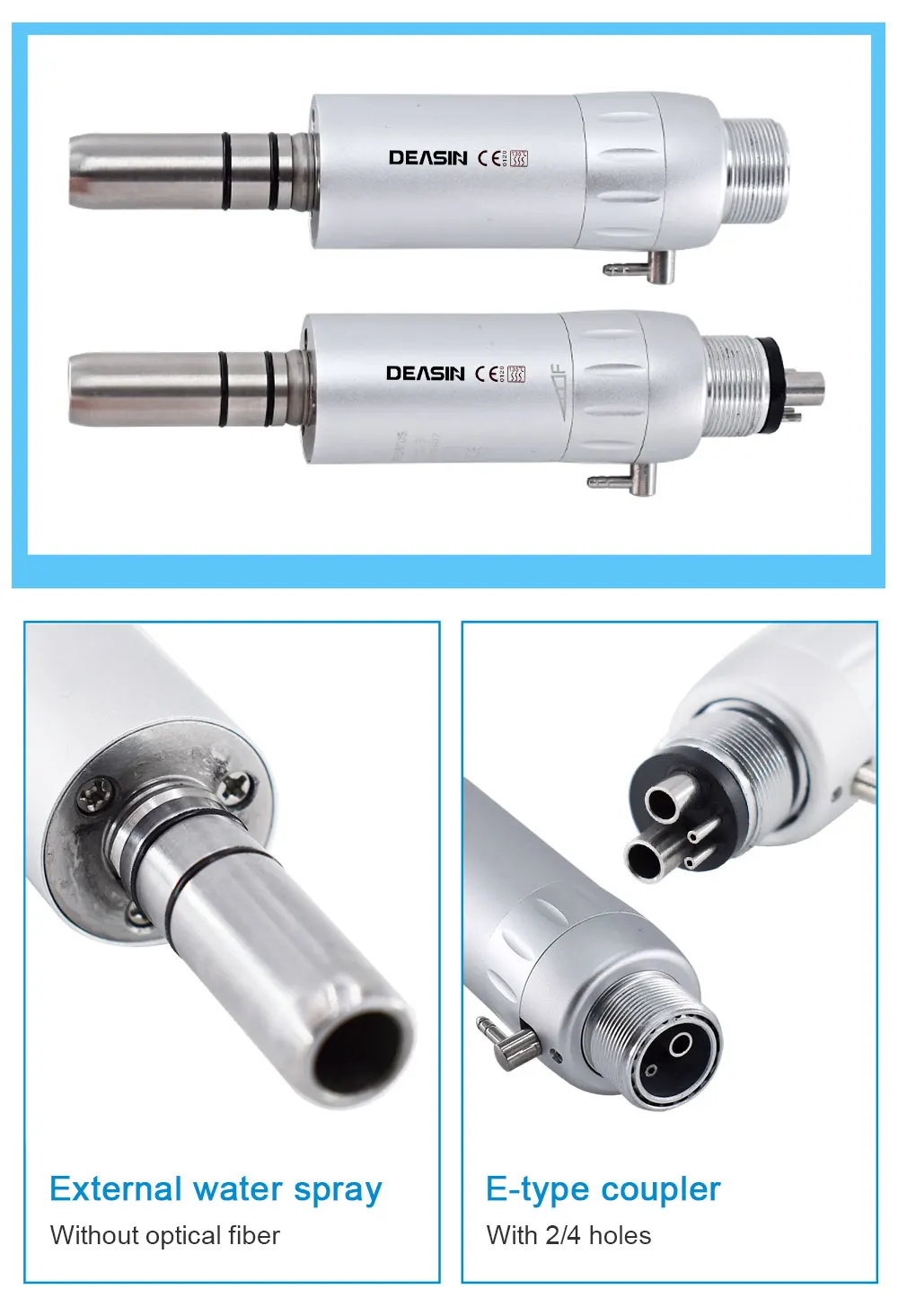 Alle Arten von Dental-Handstücken mit niedriger Drehzahl: Gerade und Winkelstücke, Luftturbinenmotor B2/M4, Laborausrüstung, Mikromotor, Polierwerkzeug – Detail 4