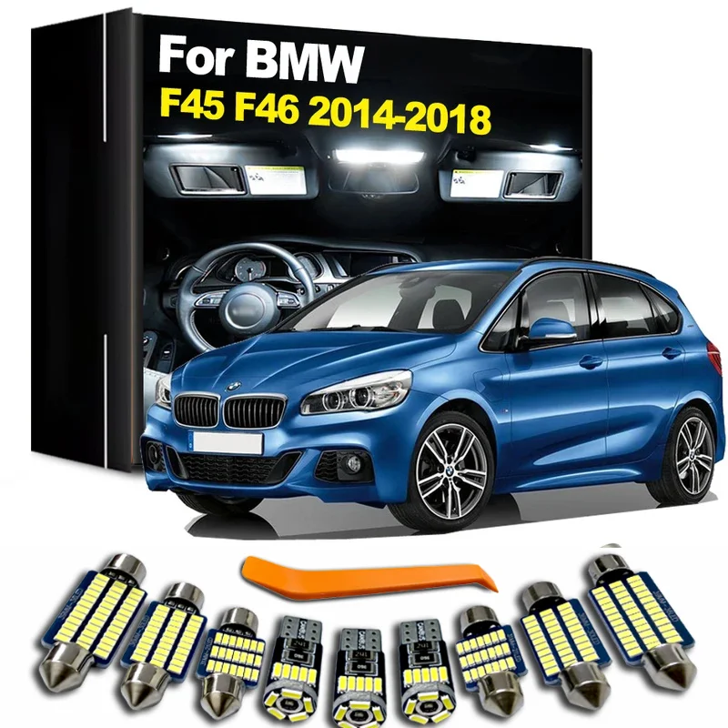 6Pcs LED Interior Map Reading Trunk Light Kit For BMW 2 Series F45 F46 Active Tourer Gran Tourer 2014 2015 2016 2017 2018