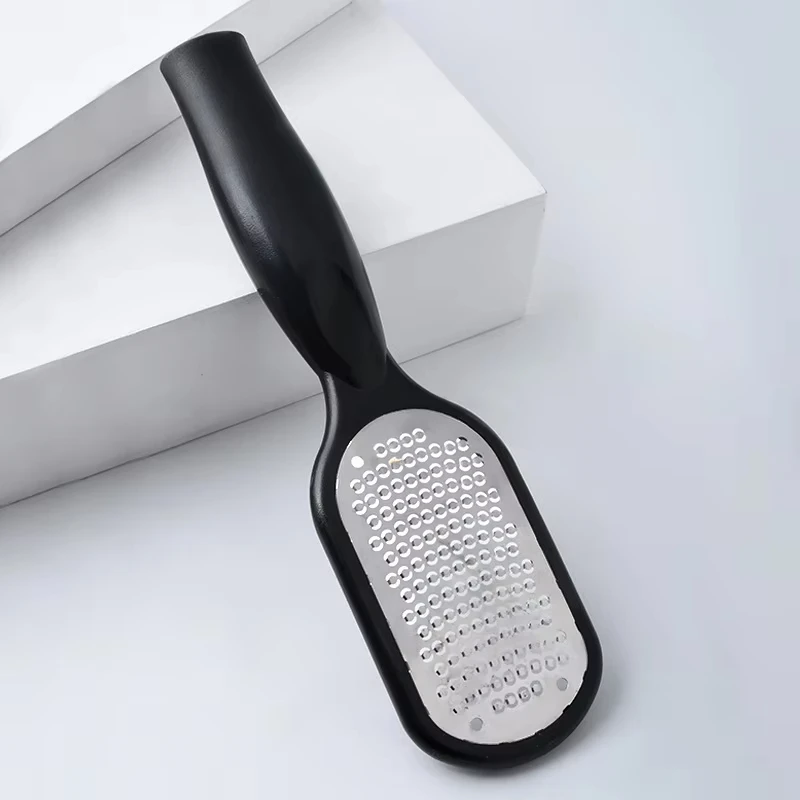 Épurateur professionnel pour pieds en acier inoxydable, 1 paquet, adapté au soin des pieds, élimine les peaux mortes et les callosités, laisser une peau lisse.