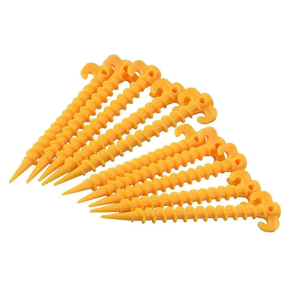 

Pegs Pull Rope Fixed Outdoor Camping Tent Stakes Pegs Tent Nails Threaded Tent Ground Pegs Fixed Pegs Ground Support Nails