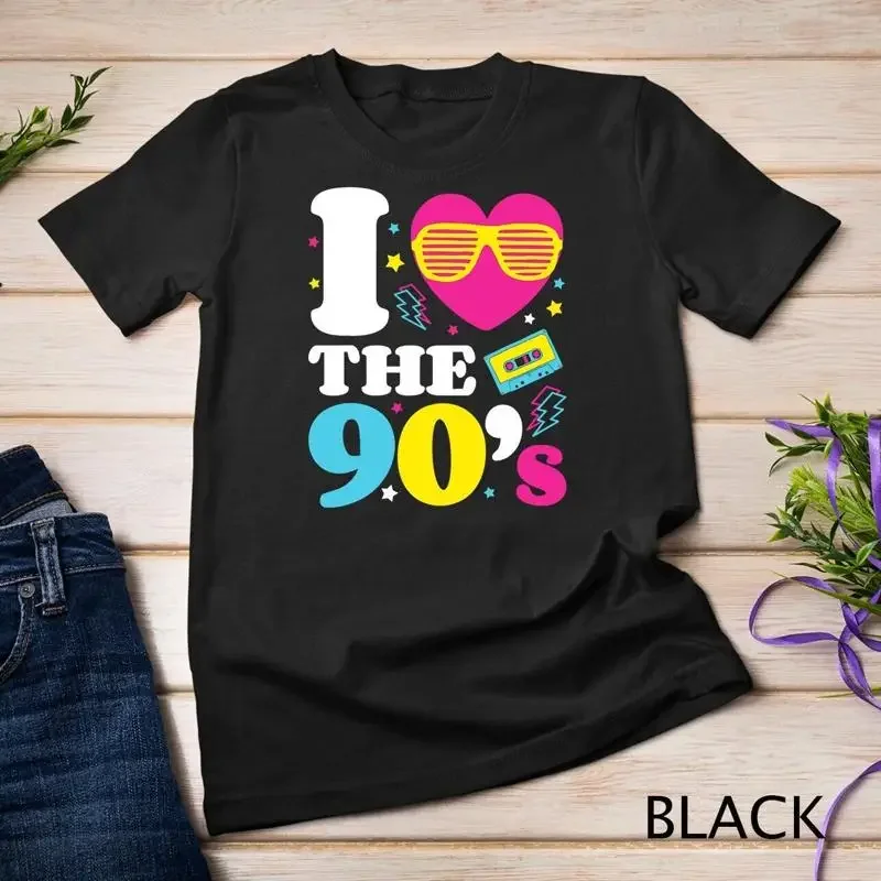 1990 s 90s TShirt I Heart the Nineties T Shirt Unisex T shirt