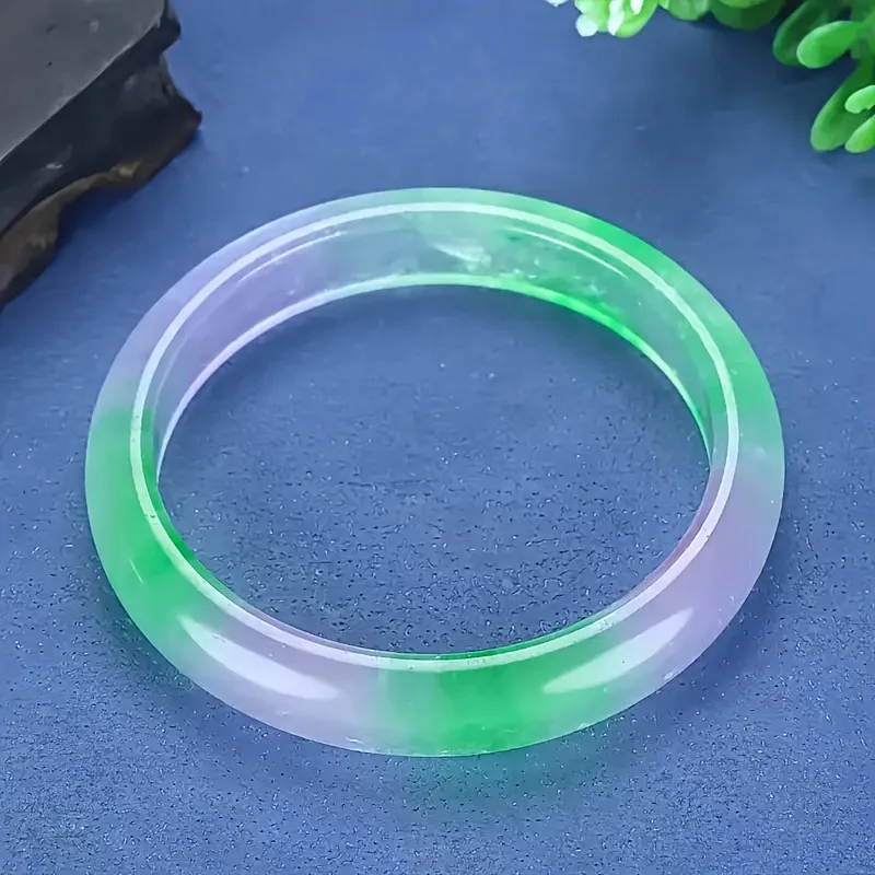 

Fashion Ladies Bracelet - Ice Purple To Green Gradual Change Design, Elegant Casual Accessories