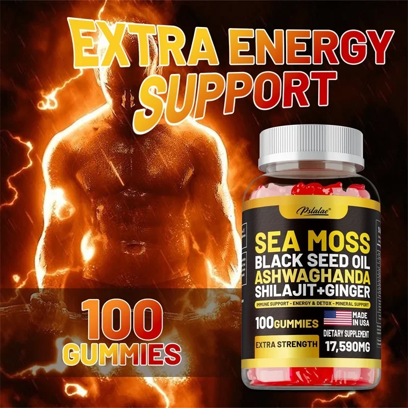 

Морской мох, масло черных семян, Аша, имбирь, конфеты Шалаита — улучшает иммунитет, пищеварение и снимает стресс