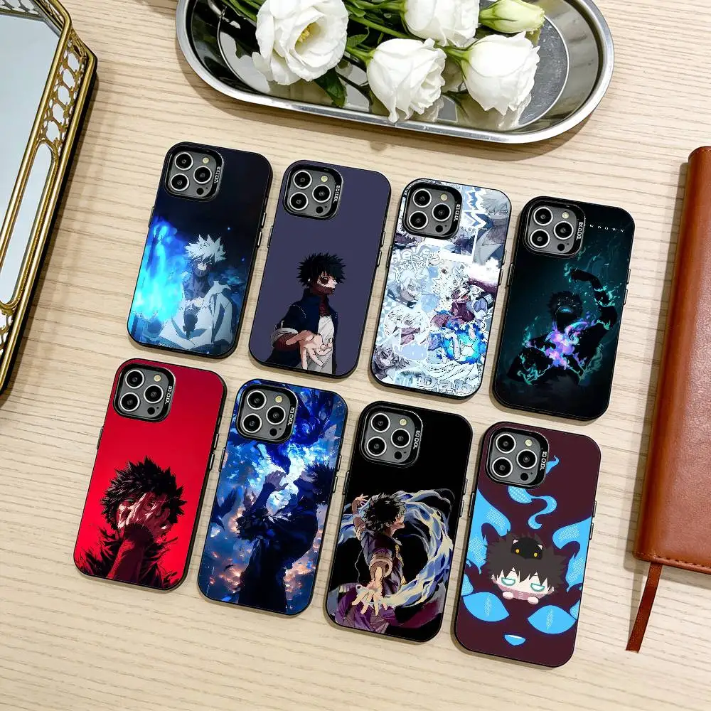 

D-Dabi My Hero Academia Phone Case For iPhone17,16,15,14,13,12,11 Plus,Pro Max Black Candy silver phone case