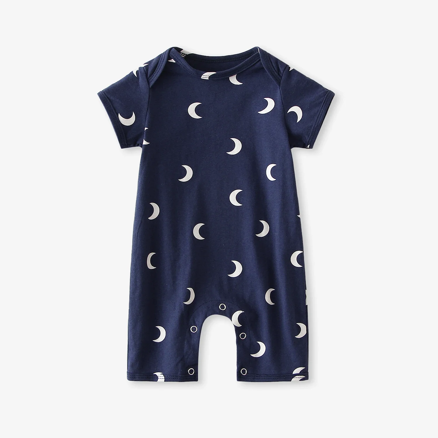 Newborn Baby Boys Girls Romper Summer Cotton Short Sleeve Print Jumpsuit Infant Pajamas 0-2Y Baby Clothes