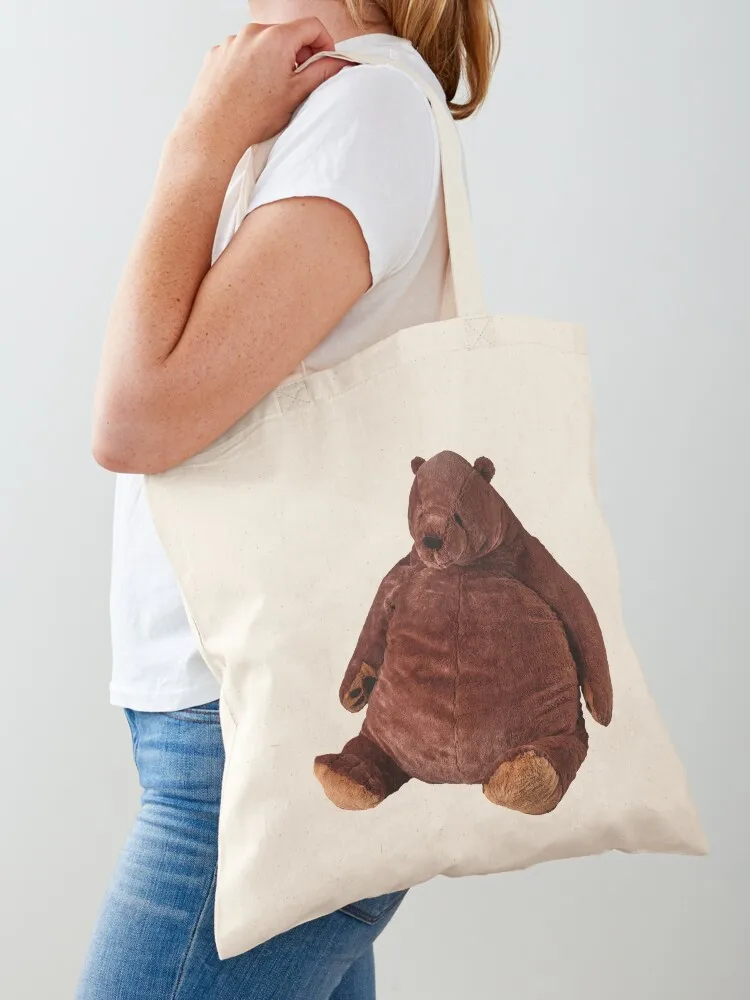 

Djungelskog Bear Tote Bag Canvas bag foldable reusable bag female Handbags