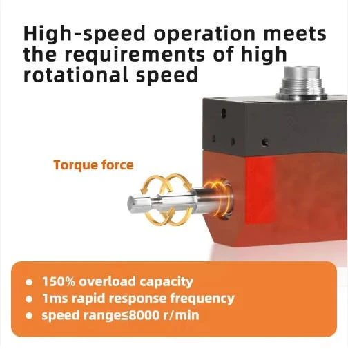 Contact-type dynamic torque sensor, high-precision dynamic rotary torque sensor, industrial-grade accuracy of 0.2% F.S.