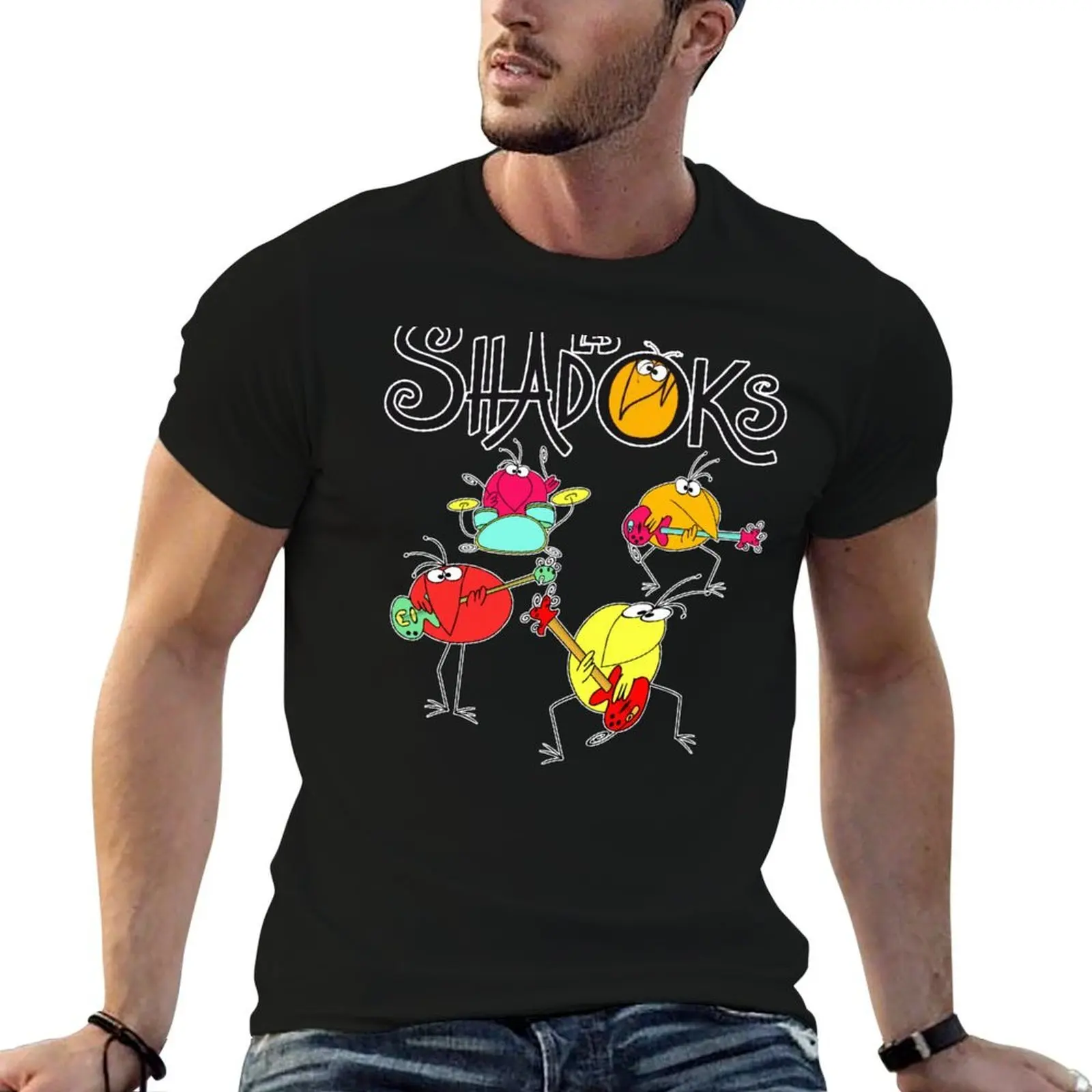 

t shirts rock t man shadoks man funny shirt designer dark for tees shirts T-Shirt t graphic band cotton