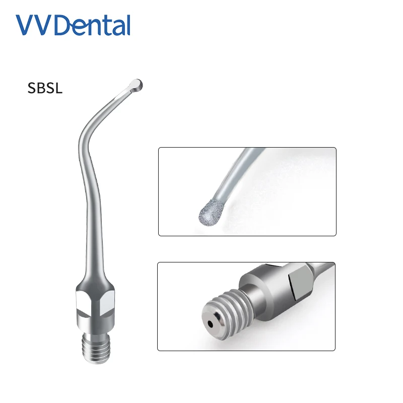 

VV Dental Ultrasonic Scaler Tip SBSL/SBSR Cavity Preparation Tip Fit For SIRONA Tooth Cleaning Stainless Steel