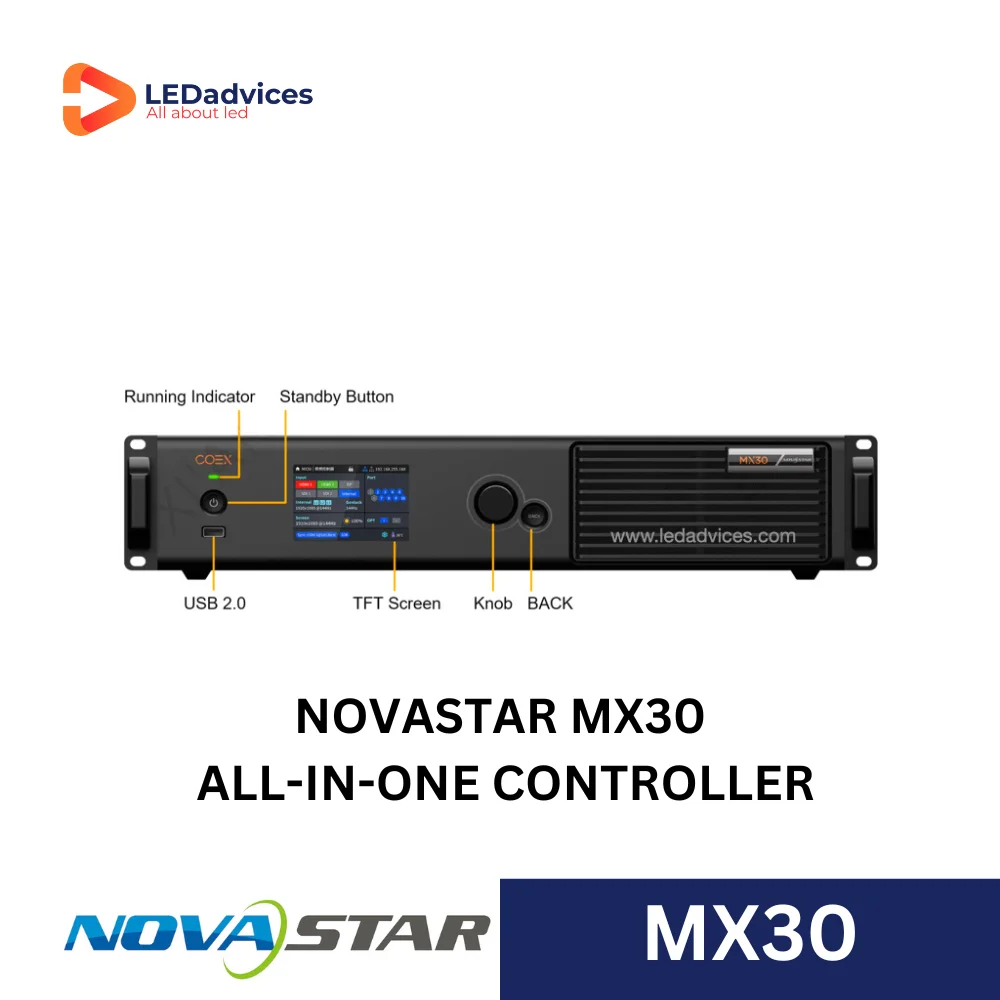 Novastar MX30 All-in-one LED Display Controller LED Video Processor Scaling 6.5 million pixels