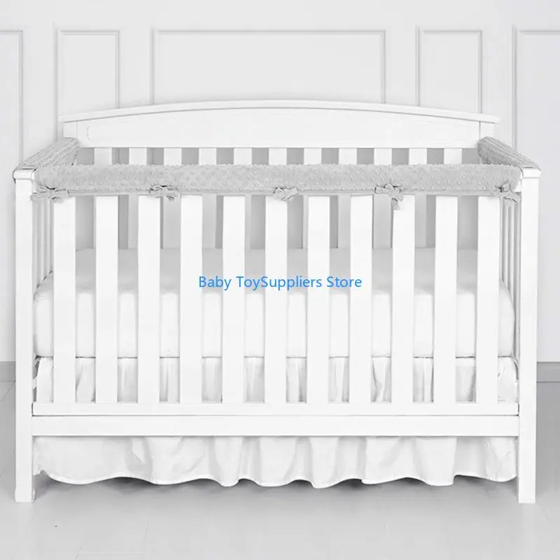Atualizações R1WF Bumper Papddings macios instalações fáceis criança almofadas trilho cama