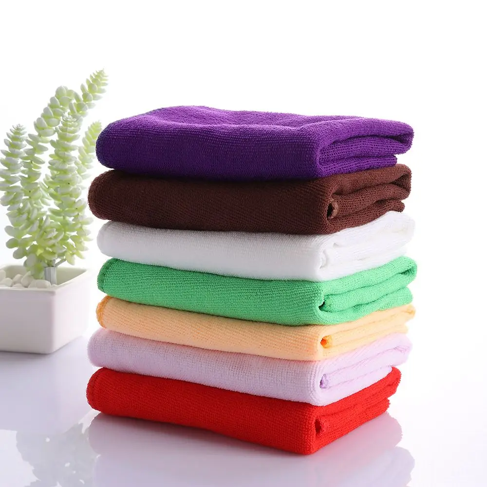 Microfibre Towel Soft Soothing Handkerchief Car Scrubbing Cloth 35*75cm Soft Wash Cloth Home Cleaning Supplies