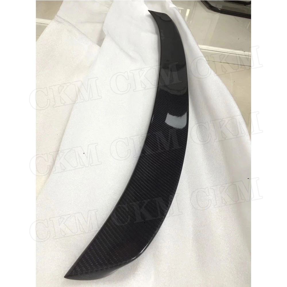

CKMUUER for BMW 5 Series G30 F90 M5 Sedan 2017 -2019 3D Style Dry Carbon Fiber Rear Spoiler Duck Wings Spoiler Car Styling FRP