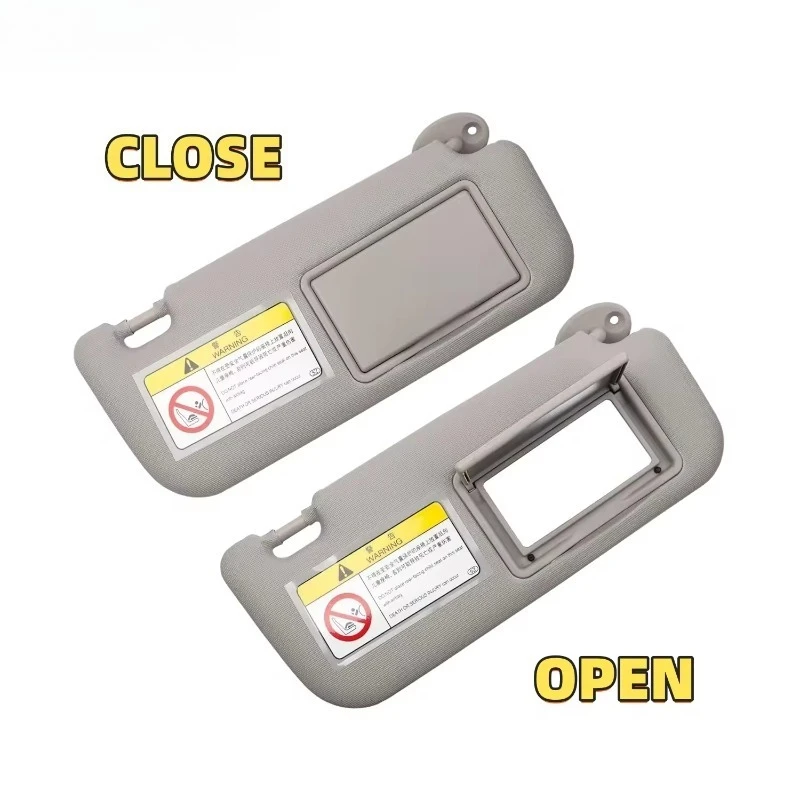 Left / Right SideCar Sun Visor Sunvisor Panel with Makeup Mirror Replacement For Toyota Corolla E160 E170 2014 2015 2016 2017