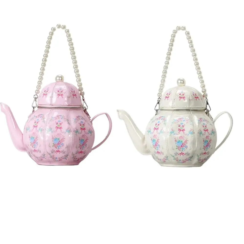 

New Chains Teapot Design Handbags Creative Personality Shoulder Bag Luxury Vintage Crossbody Bag