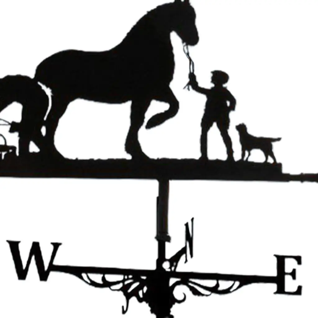 

Weather Vane Farm Bracket Weathervane Farmhouse Durable Scene