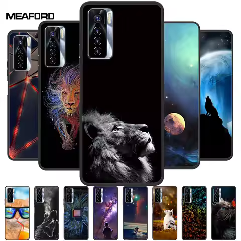 For Tecno Camon 17 Pro Cases 17P 17 Soft TPU Silicone Phone Cover for Tecno Camon 17P Back Cover Bumper Fundas Camon17 CG7n Capa