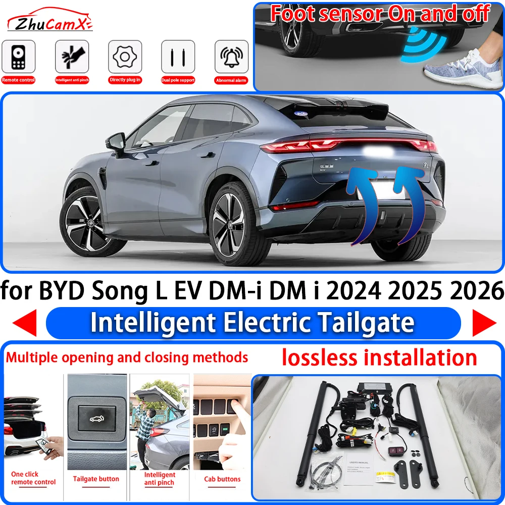 for BYD Song L EV DM-i DM i 2024 2025 2026 OEM Power Liftgate Trunk Electric Suction Tailgate Intelligent Tail Gate Lift Strut