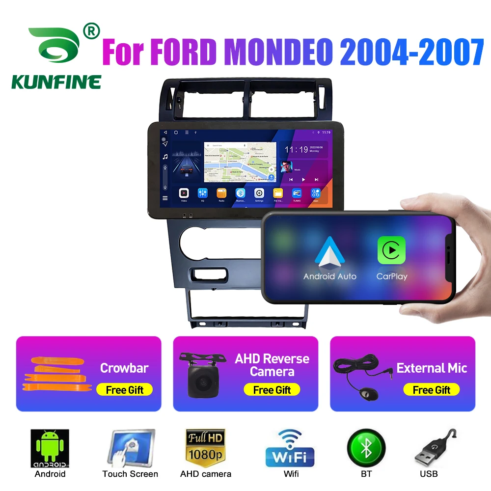 

10.33 Inch Car Radio For FORD MONDEO 2004-2007 2Din Android Octa Core Car Stereo DVD GPS Navigation Player QLED Screen Carplay