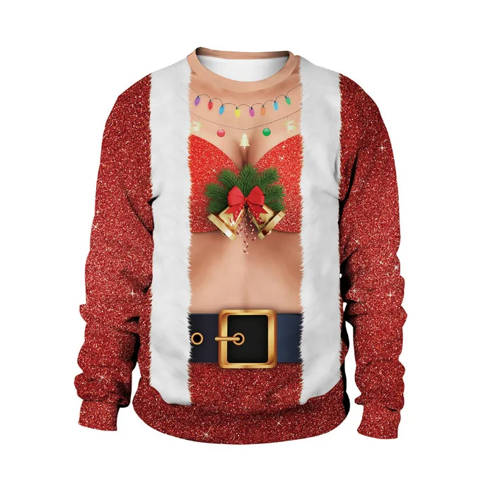 

New 3D Printing Christmas Cat Fashion Men Women Tracksuits Crewneck Hip Hop Sweater Plus Size S-7XL Harajuku Seasons Casual