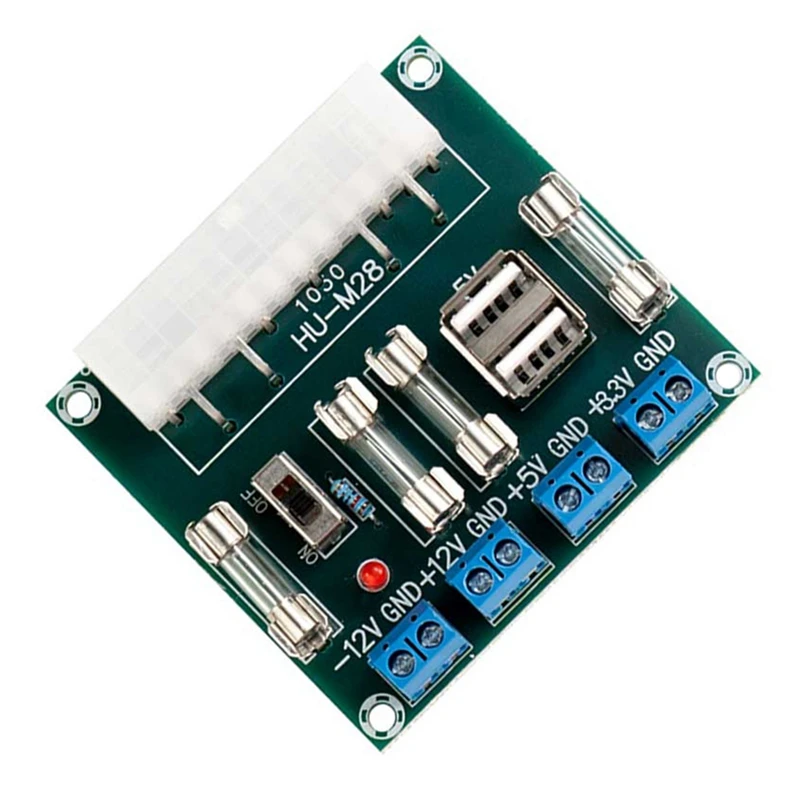 ATX Transfer Board Voedingsadapter Voeding Testmodule Voeding Circuit Outlet Module