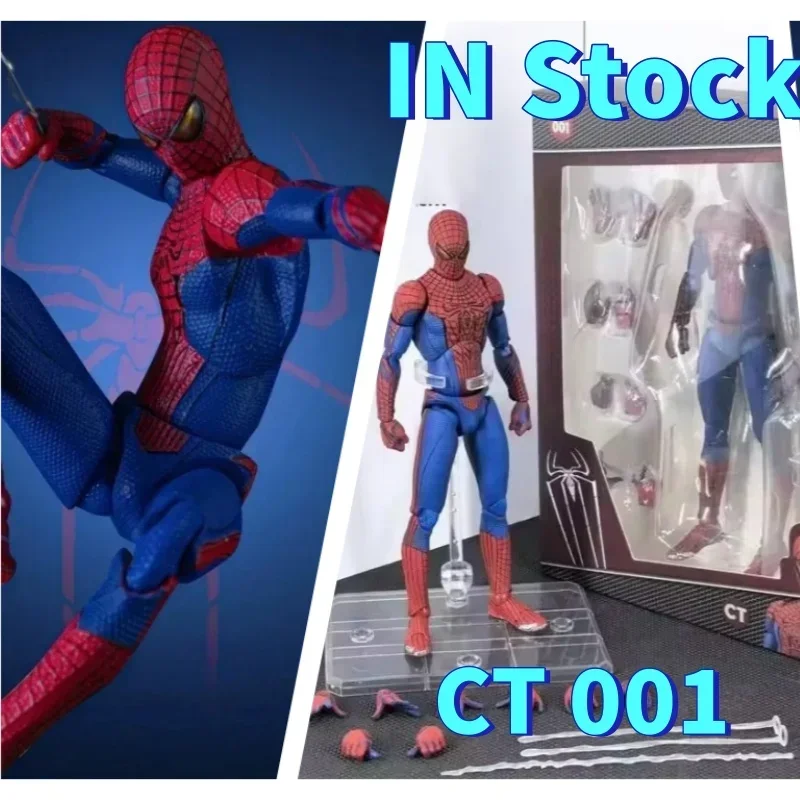 متوفر في المخزون Ct Toys سبايدرمان مافيكس 001 بيتر باركر أندرو غارفيلد الرجل العنكبوت المذهل Shf أنيمي عمل نموذج لجسم اللعب #1