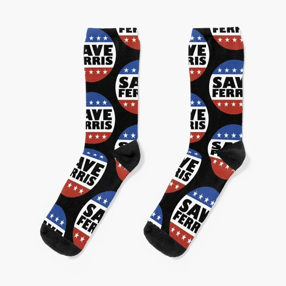 

Save Ferris Badge Socks Lots sport moving stockings winter gifts Ladies Socks Men's