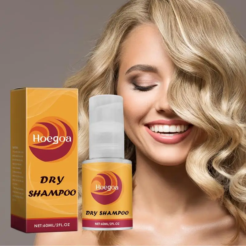 Wash Free Dry Shampoo Fluffy Hair Volumizing Fast Styling Spray Remove Oil Increases Luster Long-Lasting Refreshing Oil Control