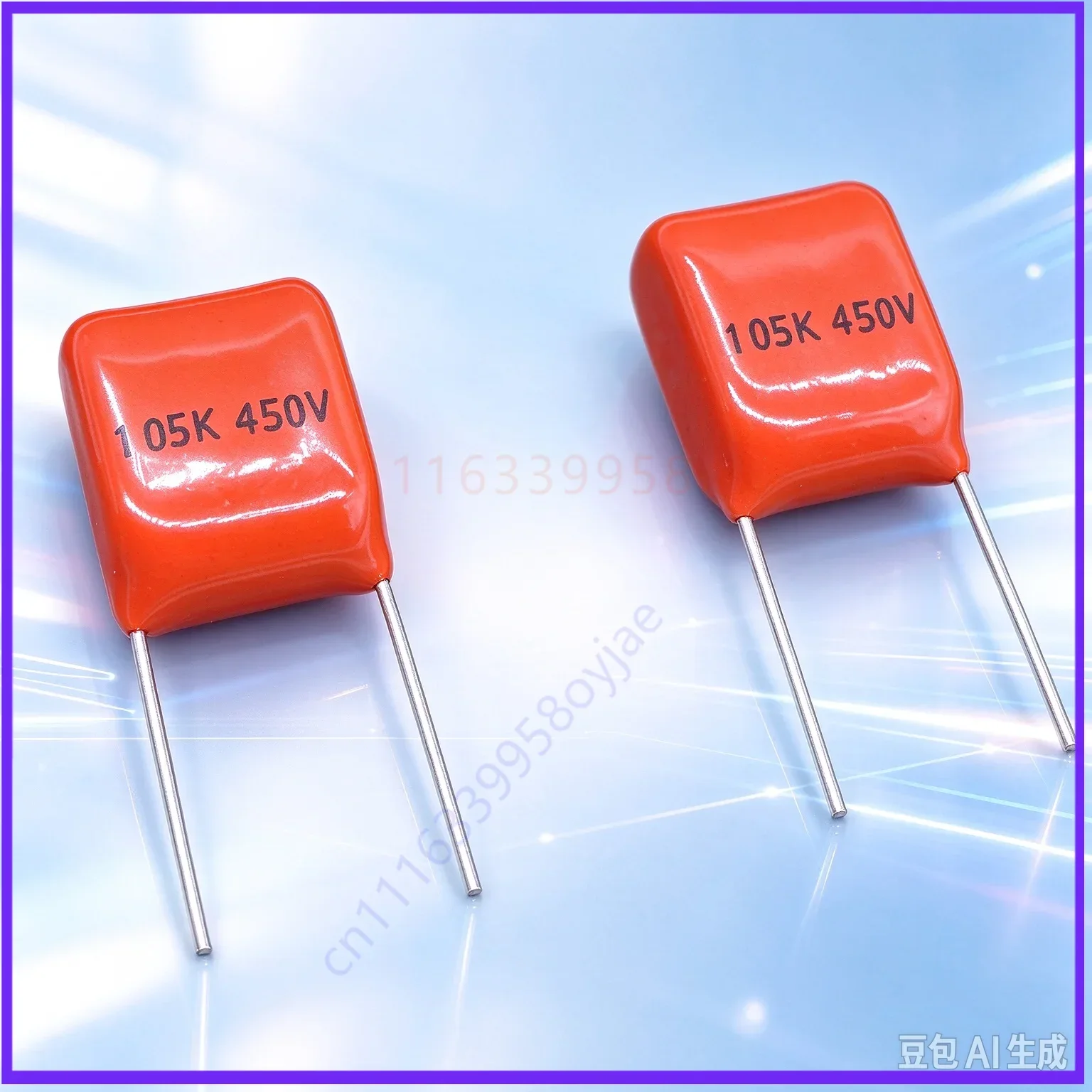 Premium for CARLI CBB MPN 105 1uf 1.0uf 450v 400v High Frequency Film Capacitor P10  200pcs