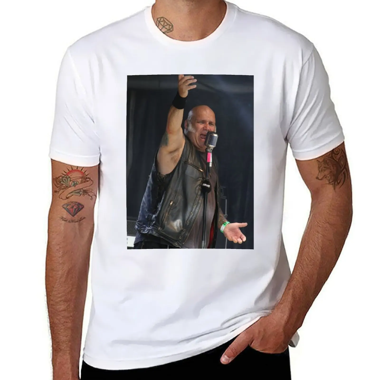 

Blaze Bayley T-Shirt man t shirt heavy cotton t shirt custom print man t shirt cotton high quality T-Shirt