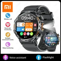 Xiaomi Watches Smart Watch 360*360 AMOLED HD Screen Waterproof Sport Fitness Flashlight New Men Smartwatch For Andrio IOS