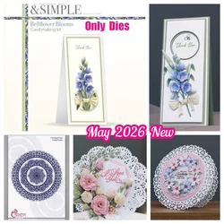 Bellflower Blooms Only Oversized Lace Circle Frame Metal Cutting Dies for DIY Handmade Scrapbooking Greeting Card May 2026 New