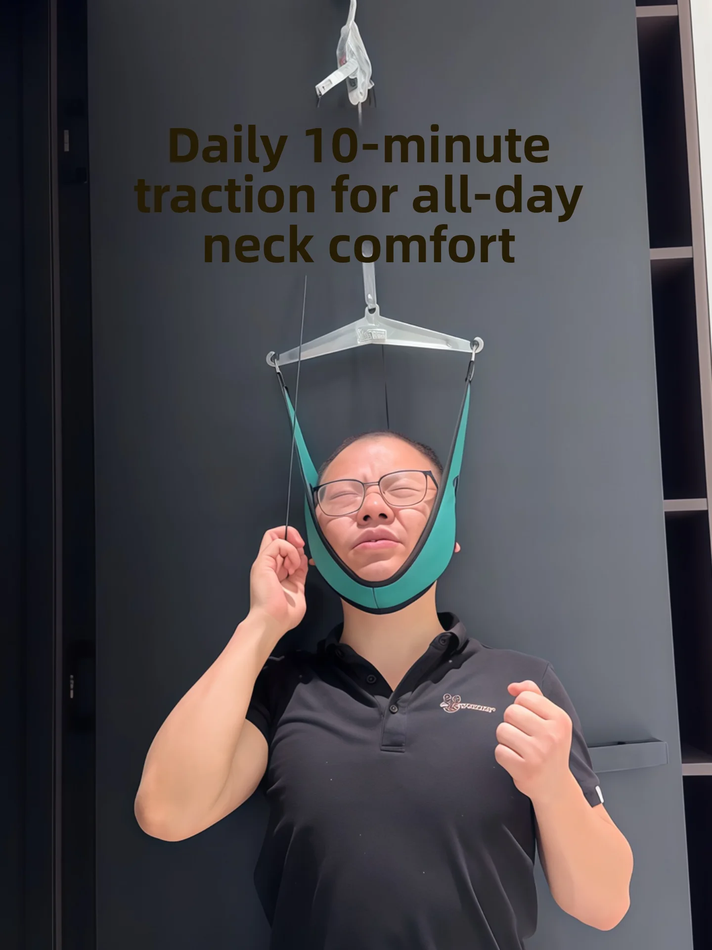 Yoga Resistance Band Neck Stretching Device Door Closeable Neck Hanging Stretching Device Fitness Yoga Pulling Strap