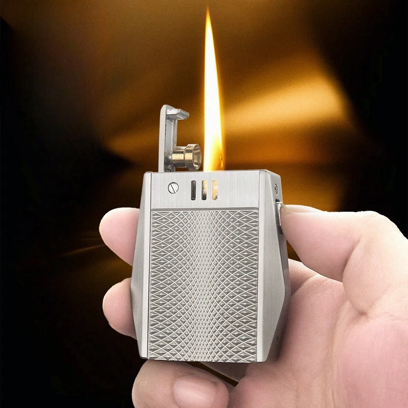 HONEST Creative Kerosine Lighter, One-Touch Ejection Lighter, Vintage High-End Hybrid Lighter, High-End Men's Gift
