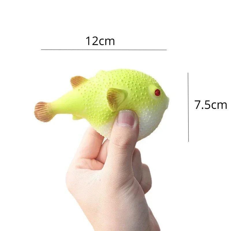 Cute Squeeze Toys Pufferfish Fish Shape Stress Relief Balls Stress Relief Squeeze Ball Stress Toys for Kid Adult Antistress Toy