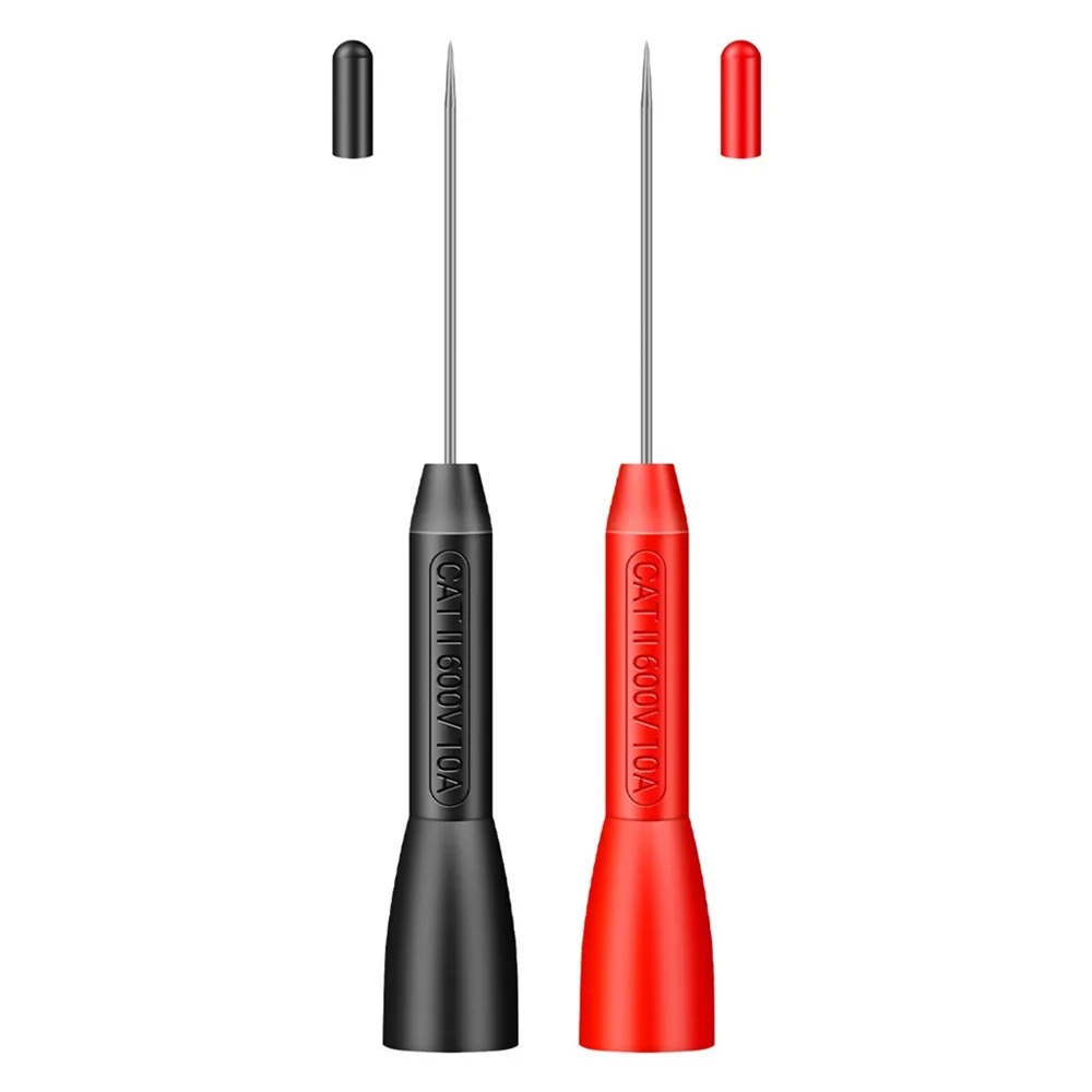 1 Pair Universal Multimeter Test Probes Tips Measuring Device Pins Portable Tester Detachable Accessories