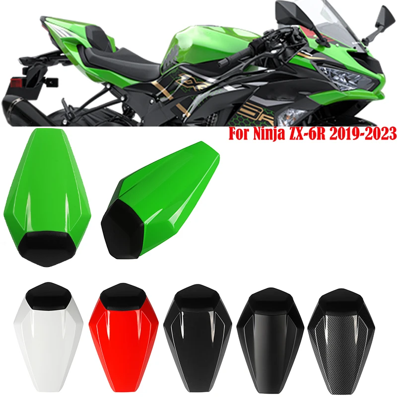 Fit For Kawasaki Ninja ZX-6R 2023-2024 Motorcycle Rear Seat Cover Cowl Fairing Passenger Pillion Tail Back Cover ZX 6R  ZX-10R