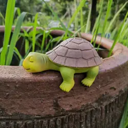 Garden Turtle Ornament Decoration, Garden Side Bench Decoration, Resin Craft Decoration Ornament