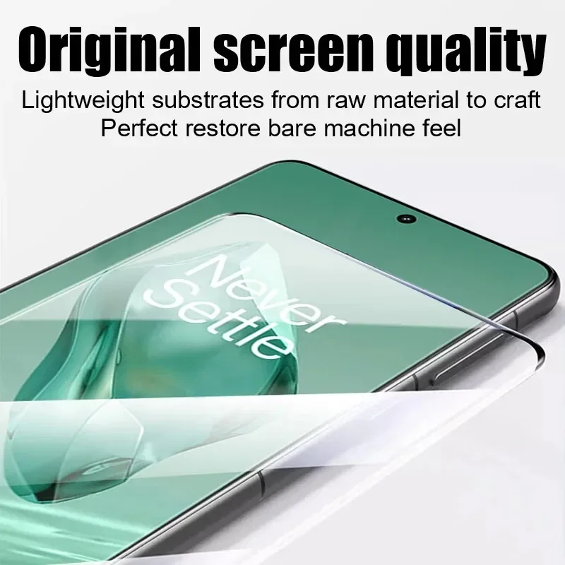 3Pcs Full Cover Tempered Glass for Oneplus 12 R 11 10 Phone Screen Protector for Oneplus 9 8 ACE 3 2 Glass Smartphone Film image 6
