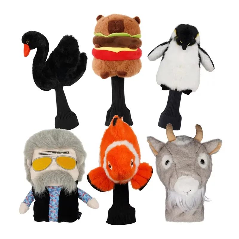 YTYINPremium Funny Golf Cover Thickened Breathable Custom Golf Accessories Soft Animal Golf Covers