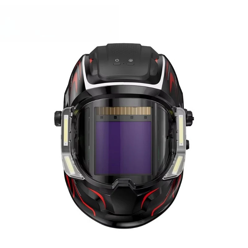 3.94 3.74 Large Field of View Welding Helmet Auto-dimming Welding Helmet with 4 Light Emitting Diode Type C for 4 Hours