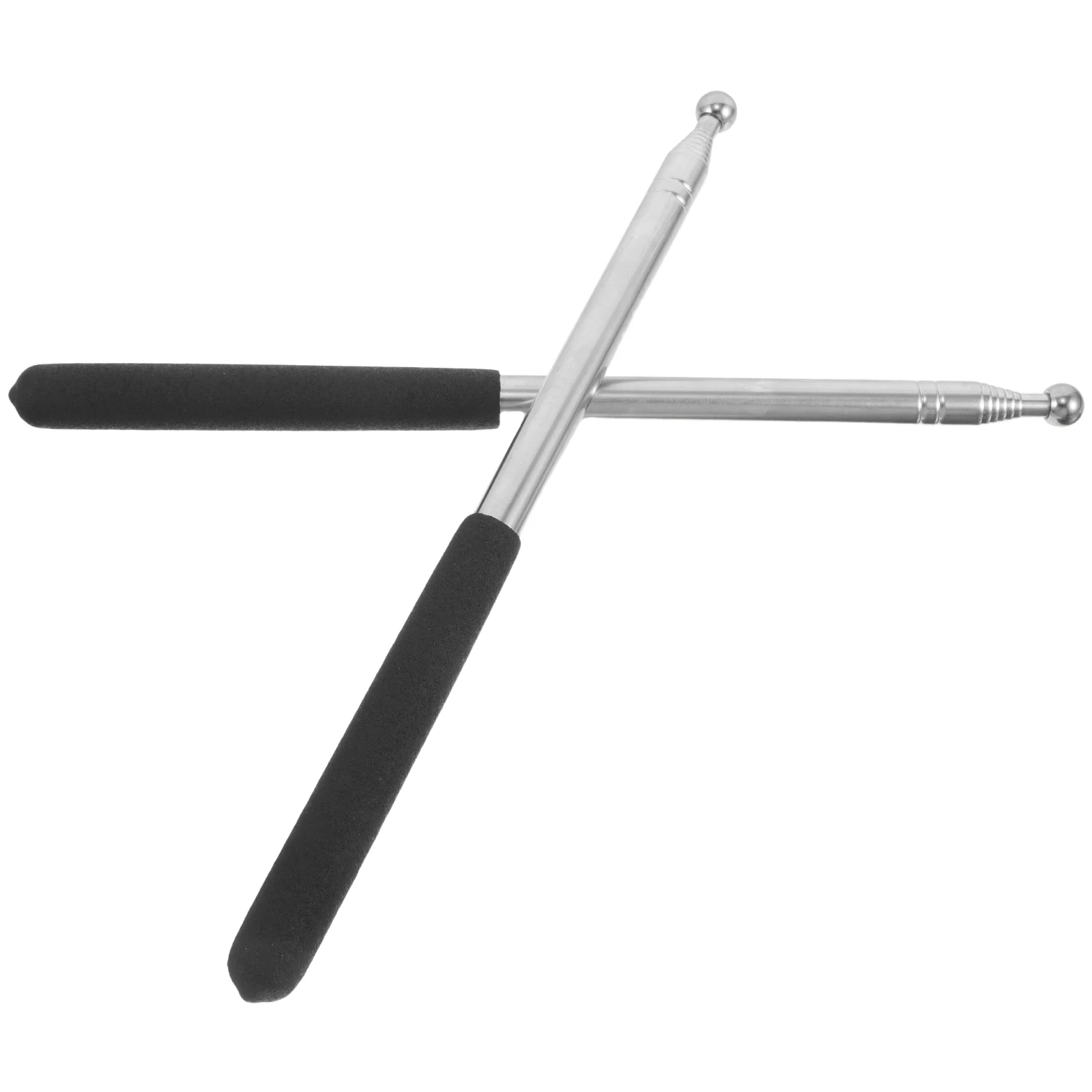 

2 Pcs Telescopic Teaching Rod Board Pointer Stick Handheld Flag Pole Classroom sticks Multifunction