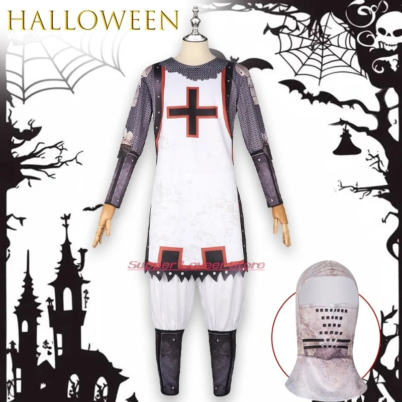 

Карнавальный костюм на Хэллоуин, винтажный принт, мужские футболки, карнавальный костюм, самурайский узор, рыцари-тамплиеры, 3D хлопковая уличная одежда