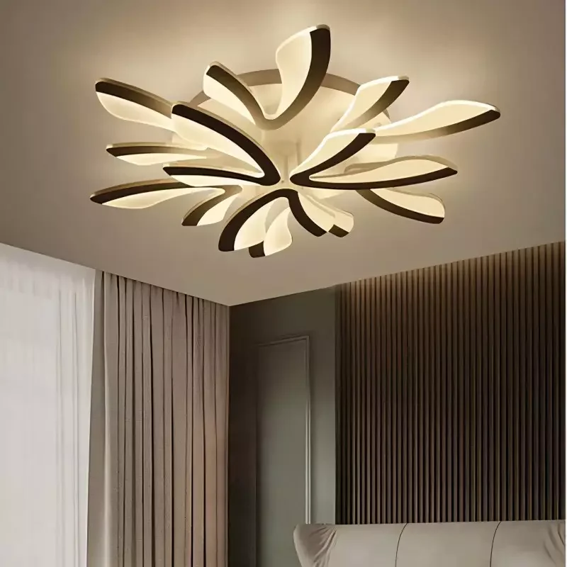 

ceiling light dimmable led pendant light recessed ceiling light acrylic leaf shade for living room, dining room, bedroom