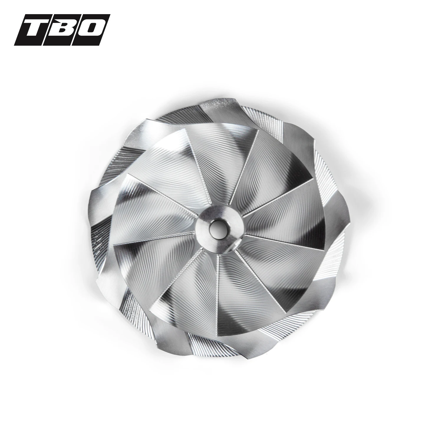 

G Series Turbo G35-1050 Billet Forged Compressor Wheel Billet 42x54mm 6+6 Forward Rotation 5-AXIS CNC Machine